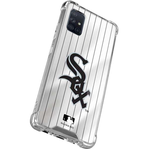 MLB Chicago White Sox Home Jersey Galaxy A51 5G Clear Case