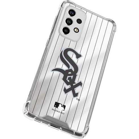 MLB Chicago White Sox Home Jersey Galaxy A53 5G Clear Case