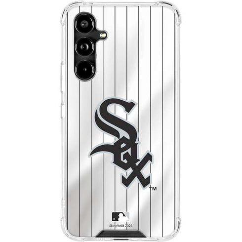 MLB Chicago White Sox Home Jersey Galaxy A54 5G Clear Case