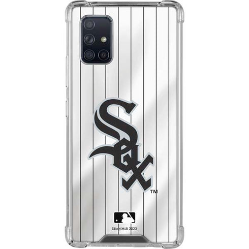 MLB Chicago White Sox Home Jersey Galaxy A71 5G Clear Case