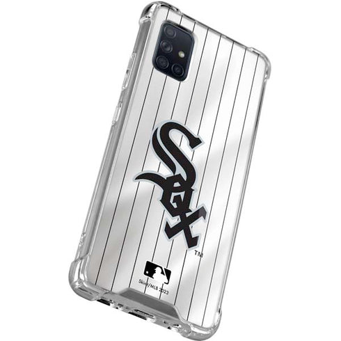 MLB Chicago White Sox Home Jersey Galaxy A71 5G Clear Case