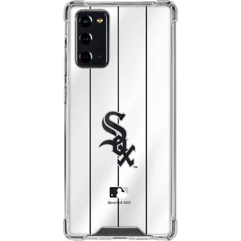 MLB Chicago White Sox Home Jersey Galaxy Note20 5G Clear Case