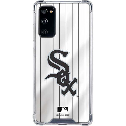 MLB Chicago White Sox Home Jersey Galaxy S20 FE Clear Case