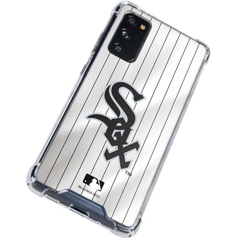 MLB Chicago White Sox Home Jersey Galaxy S20 FE Clear Case