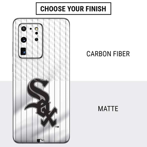 MLB Chicago White Sox Home Jersey Galaxy S20 Ultra 5G Skin