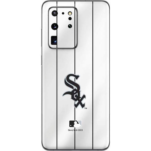 MLB Chicago White Sox Home Jersey Galaxy S20 Ultra 5G Skin