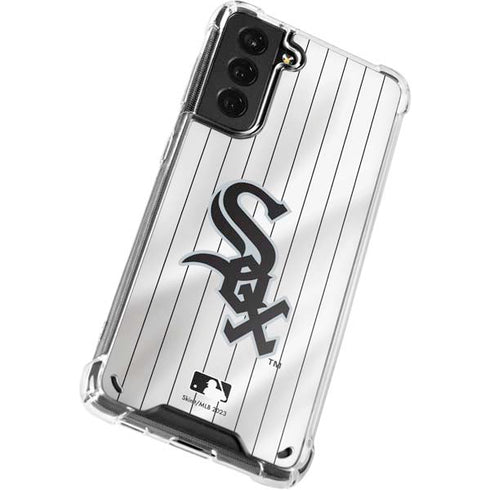 MLB Chicago White Sox Home Jersey Galaxy S21 Plus 5G Clear Case