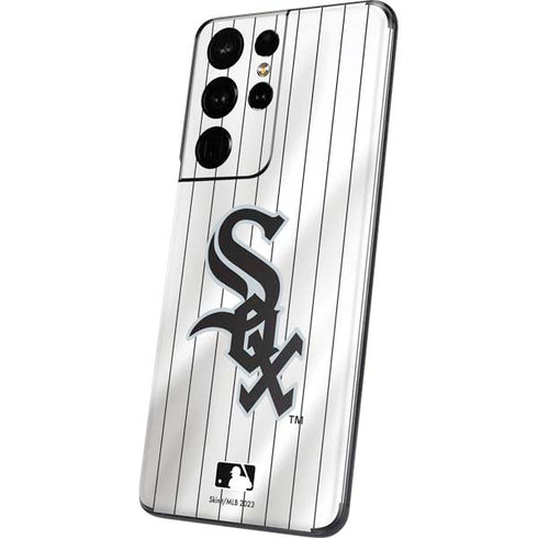 MLB Chicago White Sox Home Jersey Galaxy S21 Ultra 5G Skin