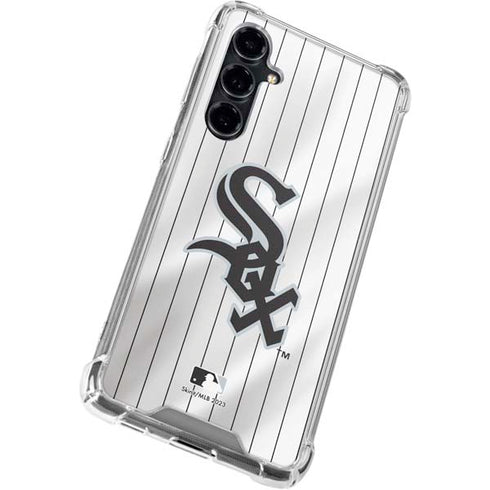 MLB Chicago White Sox Home Jersey Galaxy S23 FE Clear Case