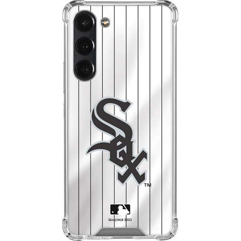 MLB Chicago White Sox Home Jersey Galaxy S23 Plus Clear Case