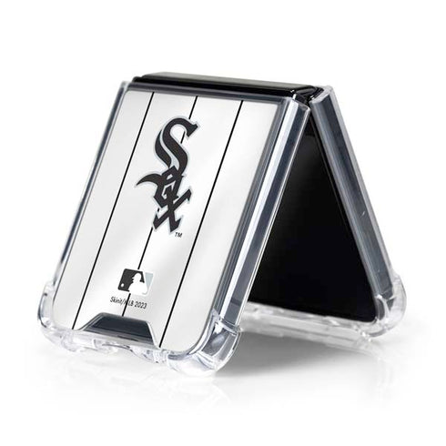 MLB Chicago White Sox Home Jersey Galaxy Z Flip5 5G Clear Case