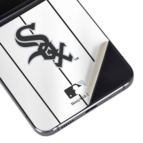 MLB Chicago White Sox Home Jersey Galaxy Z Flip5 5G Skin