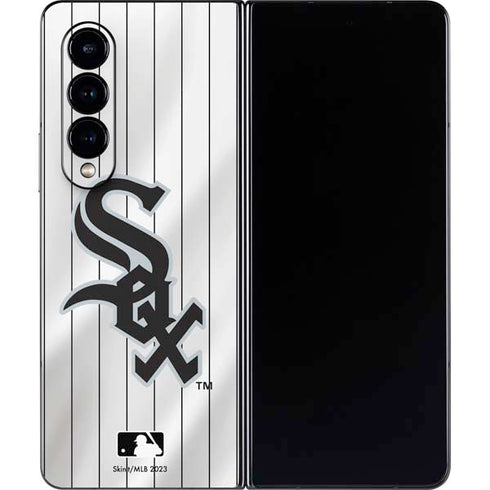 MLB Chicago White Sox Home Jersey Galaxy Z Fold4 5G Skin