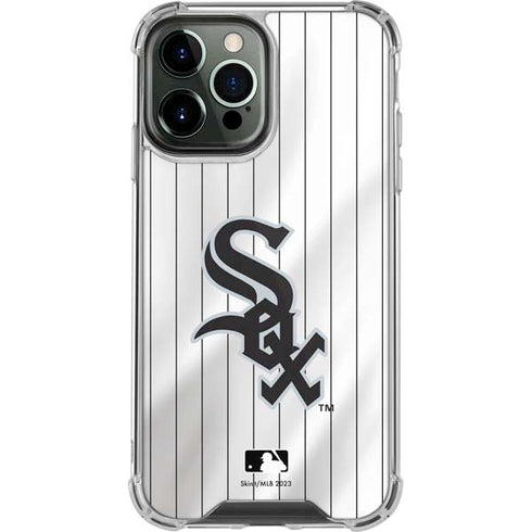 MLB Chicago White Sox Home Jersey iPhone 15 Pro Max Clear Case