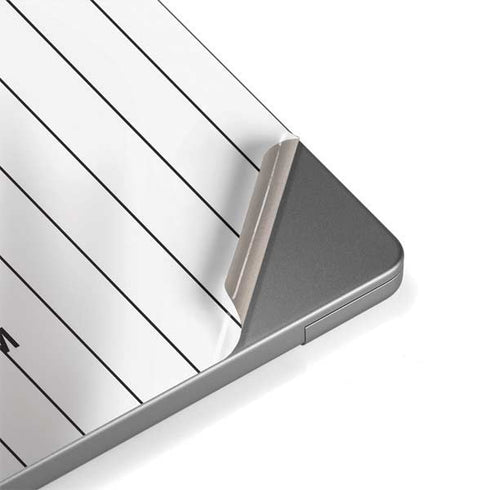 MLB Chicago White Sox Home Jersey MacBook Pro 14in (2021-24) Skin