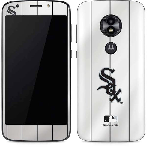 MLB Chicago White Sox Home Jersey Moto E5 Play Skin