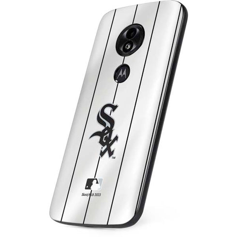 MLB Chicago White Sox Home Jersey Moto E5 Play Skin