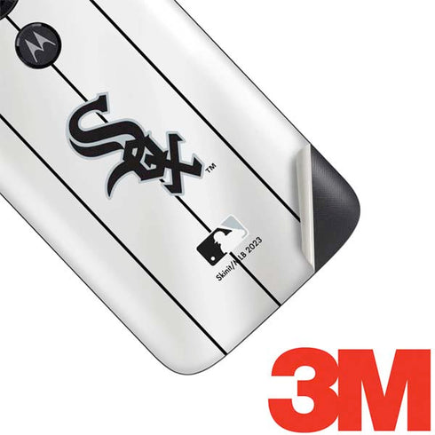 MLB Chicago White Sox Home Jersey Moto E5 Play Skin