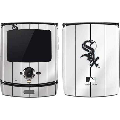 MLB Chicago White Sox Home Jersey Motorola RAZR Skin