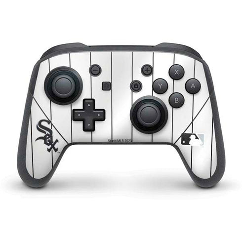 MLB Chicago White Sox Home Jersey Nintendo Switch Pro Controller Skin