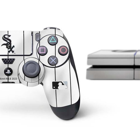 MLB Chicago White Sox Home Jersey PS4 Console and Controller Bundle Skin