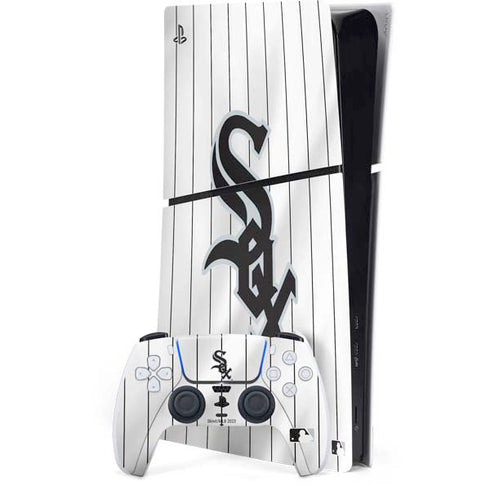 MLB Chicago White Sox Home Jersey PS5 Slim Digital Edition Bundle Skin