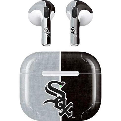 MLB Chicago White Sox Split Apple AirPods (3rd Gen 2021) Skin