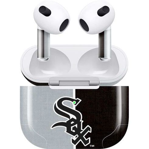 MLB Chicago White Sox Split Apple AirPods (3rd Gen 2021) Skin