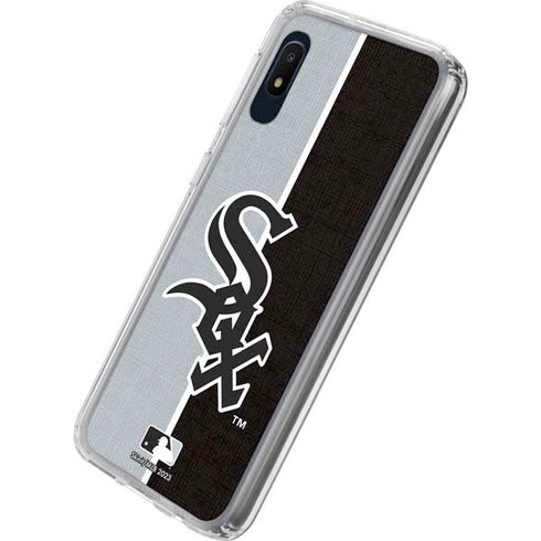 MLB Chicago White Sox Split Galaxy A10e Clear Case