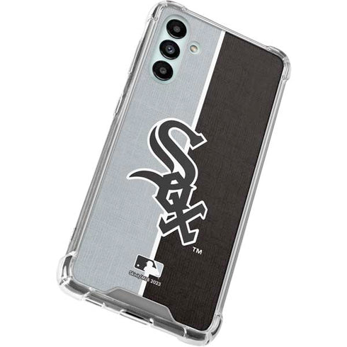 MLB Chicago White Sox Split Galaxy A13 5G Clear Case
