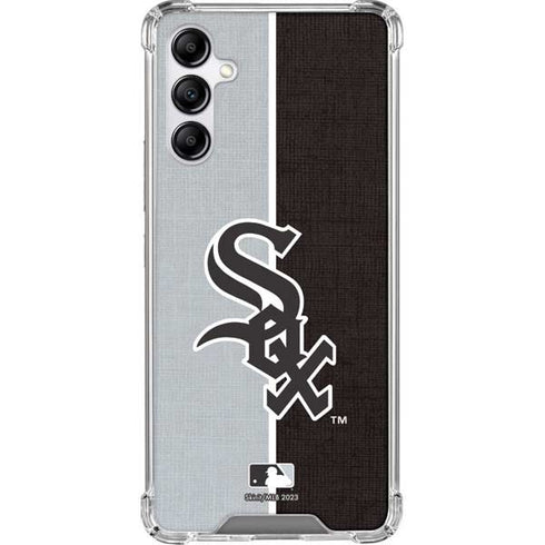 MLB Chicago White Sox Split Galaxy A14 5G Clear Case