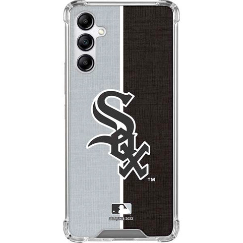 MLB Chicago White Sox Split Galaxy A15 5G Clear Case