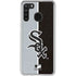MLB Chicago White Sox Split Galaxy A21 Clear Case