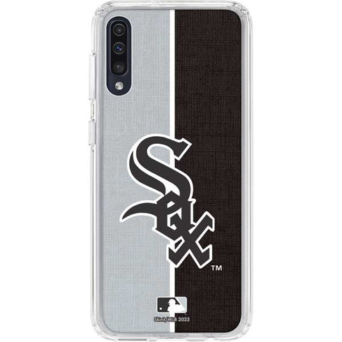 MLB Chicago White Sox Split Galaxy A50 Clear Case