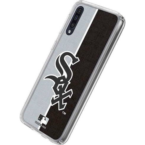 MLB Chicago White Sox Split Galaxy A50 Clear Case