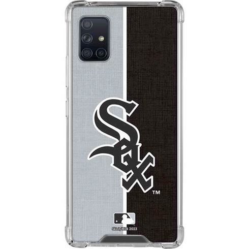 MLB Chicago White Sox Split Galaxy A51 5G Clear Case