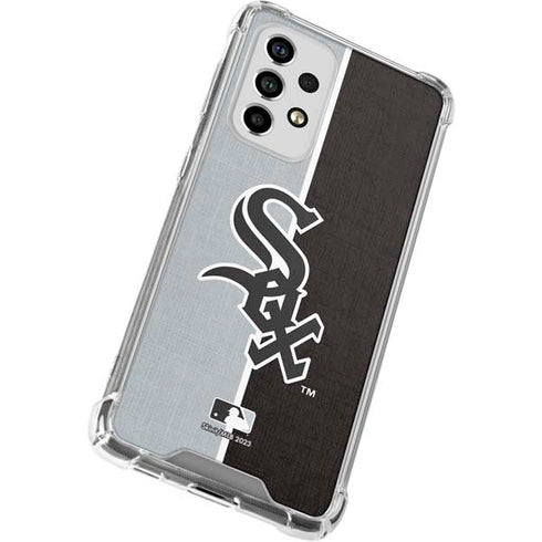 MLB Chicago White Sox Split Galaxy A53 5G Clear Case
