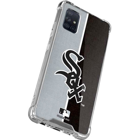 MLB Chicago White Sox Split Galaxy A71 5G Clear Case