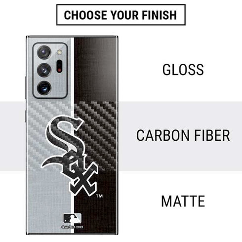 MLB Chicago White Sox Split Galaxy Note20 Ultra 5G Skin