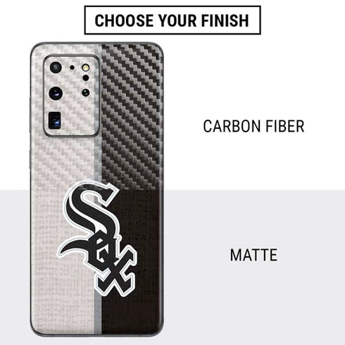 MLB Chicago White Sox Split Galaxy S20 Ultra 5G Skin