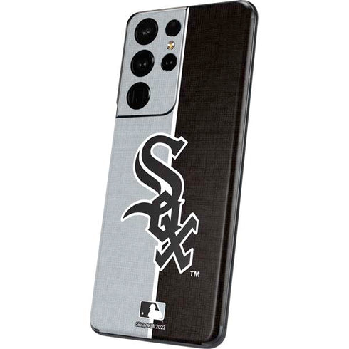 MLB Chicago White Sox Split Galaxy S21 Ultra 5G Skin