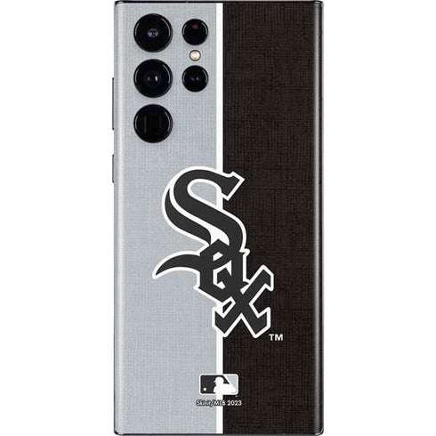 MLB Chicago White Sox Split Galaxy S22 Ultra Skin