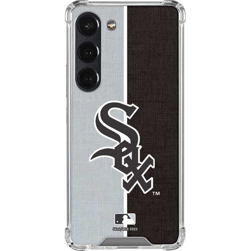 MLB Chicago White Sox Split Galaxy S23 Clear Case