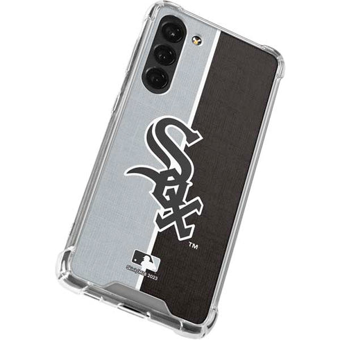 MLB Chicago White Sox Split Galaxy S23 Plus Clear Case