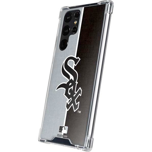 MLB Chicago White Sox Split Galaxy S24 Ultra Clear Case