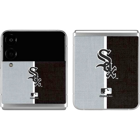 MLB Chicago White Sox Split Galaxy Z Flip4 5G Skin