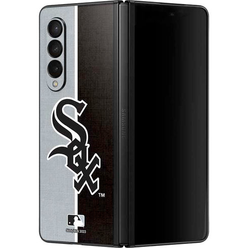 MLB Chicago White Sox Split Galaxy Z Fold3 5G Skin