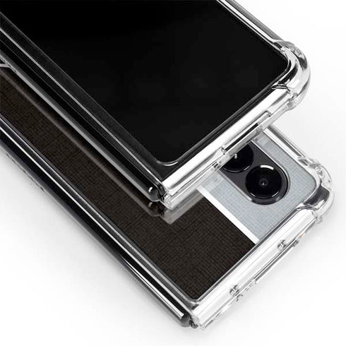 MLB Chicago White Sox Split Galaxy Z Fold4 5G Clear Case