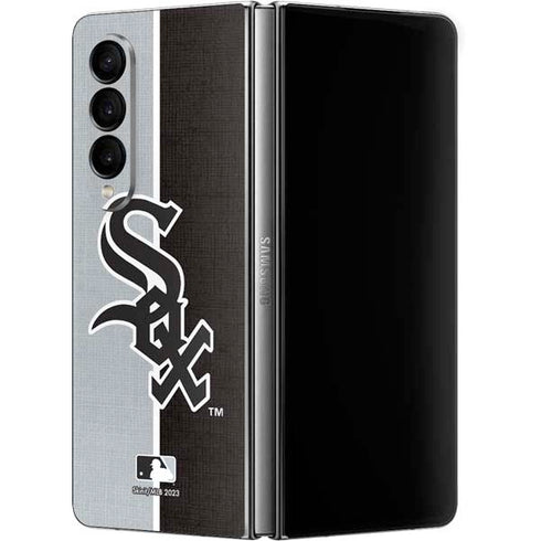 MLB Chicago White Sox Split Galaxy Z Fold4 5G Skin