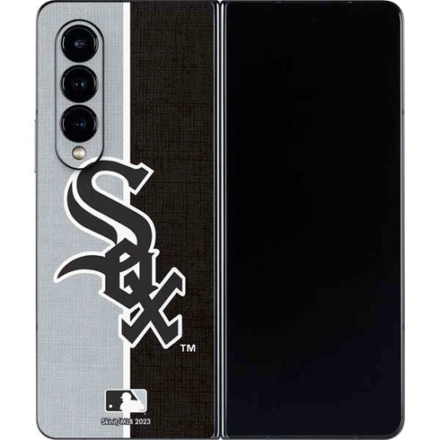 MLB Chicago White Sox Split Galaxy Z Fold4 5G Skin
